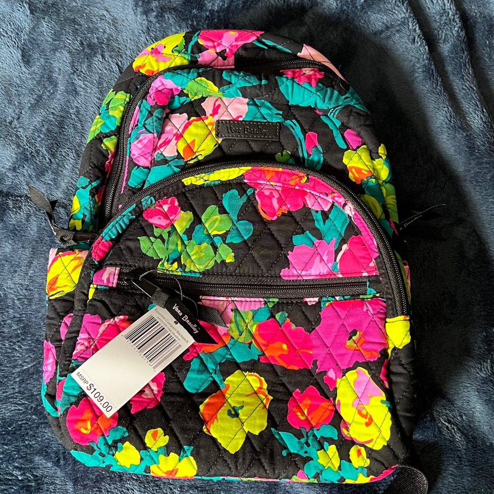Vera Bradley Multicolor Floral Backpack